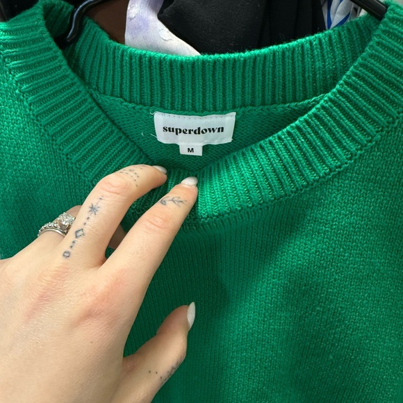 superdown Green Crop Top - Picture 4 of 4